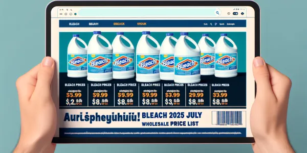 Çamaşır Suyu 2025 Temmuz Toptan Fiyat Listesi