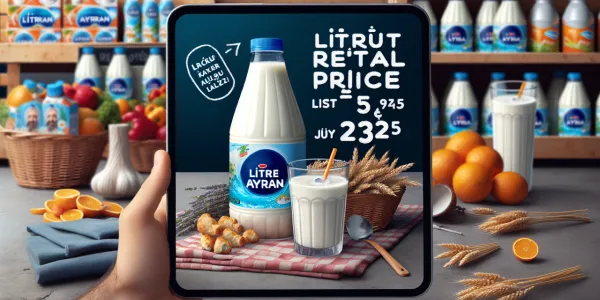 Litrelik Ayran Temmuz 2025 Perakende Fiyat Listesi