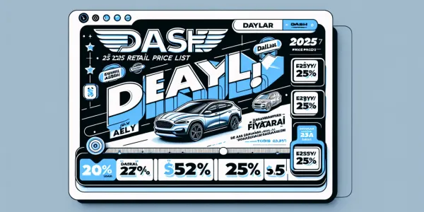 Dash 2025 Temmuz Perakende Fiyat Listesi