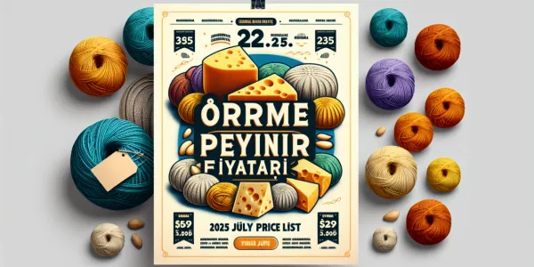 Örme Peynir 2025 Temmuz Fiyat Listeleri
