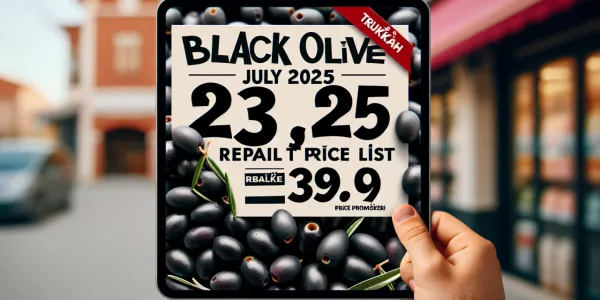 Siyah Zeytin Temmuz 2025 Perakende Fiyat Listesi