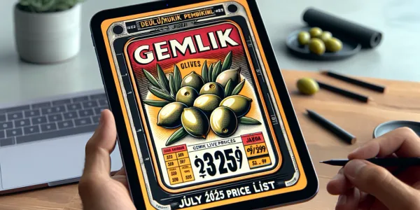 Gemlik Zeytini Temmuz 2025 Fiyat Listeleri