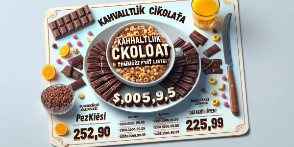 Kahvaltlık Çikolata 2025 Temmuz Güncel Fiyat Listesi