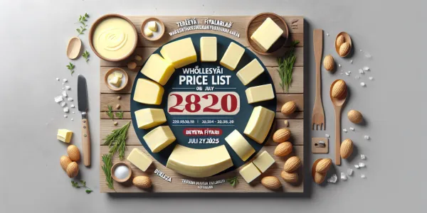 Tereyağı 2025 Temmuz Toptan Fiyat Listesi