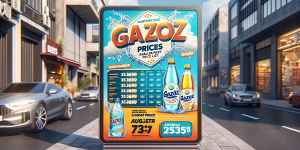 Gazoz 2025 Ağustos Bayi Fiyat Listesi
