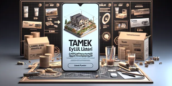 Tamek Eylül 2025 Fiyat Listeleri