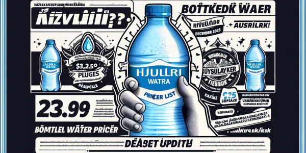 Şişe Su Aralık 2025 Güncel Fiyat Listesi