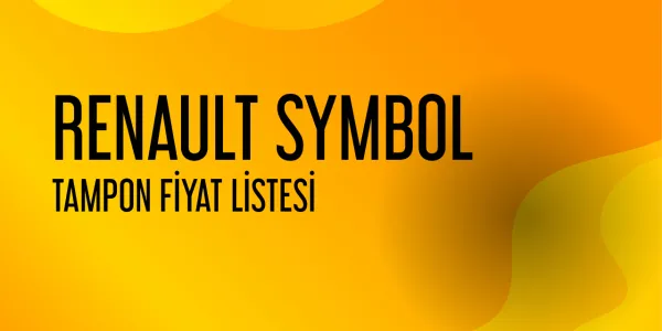 Renault Symbol Tampon Fiyatları